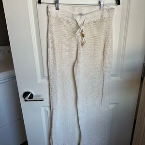 Mid Rise Crochet-Style Coverup Pant